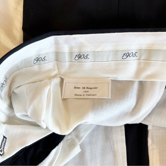 NWT J°S. A. Bank wool blend suit pants in black 36 - Picture 3 of 4